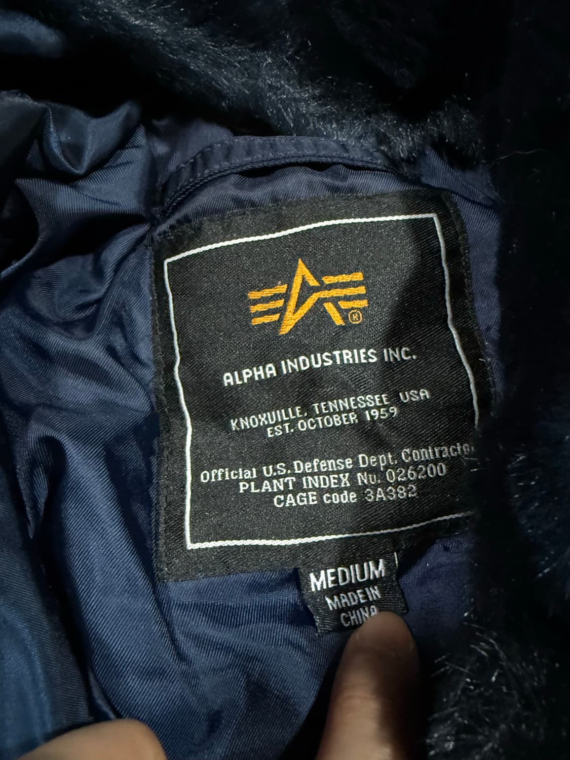 Alpha industries 알파인더스트리 Ma-1 항공점퍼 상품이미지4