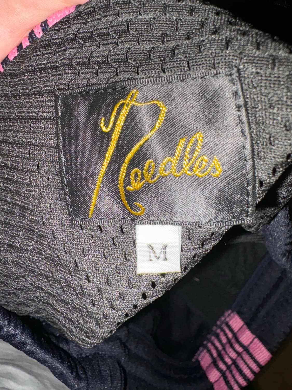 니들스 네이비 핑크 팬츠 상품이미지2