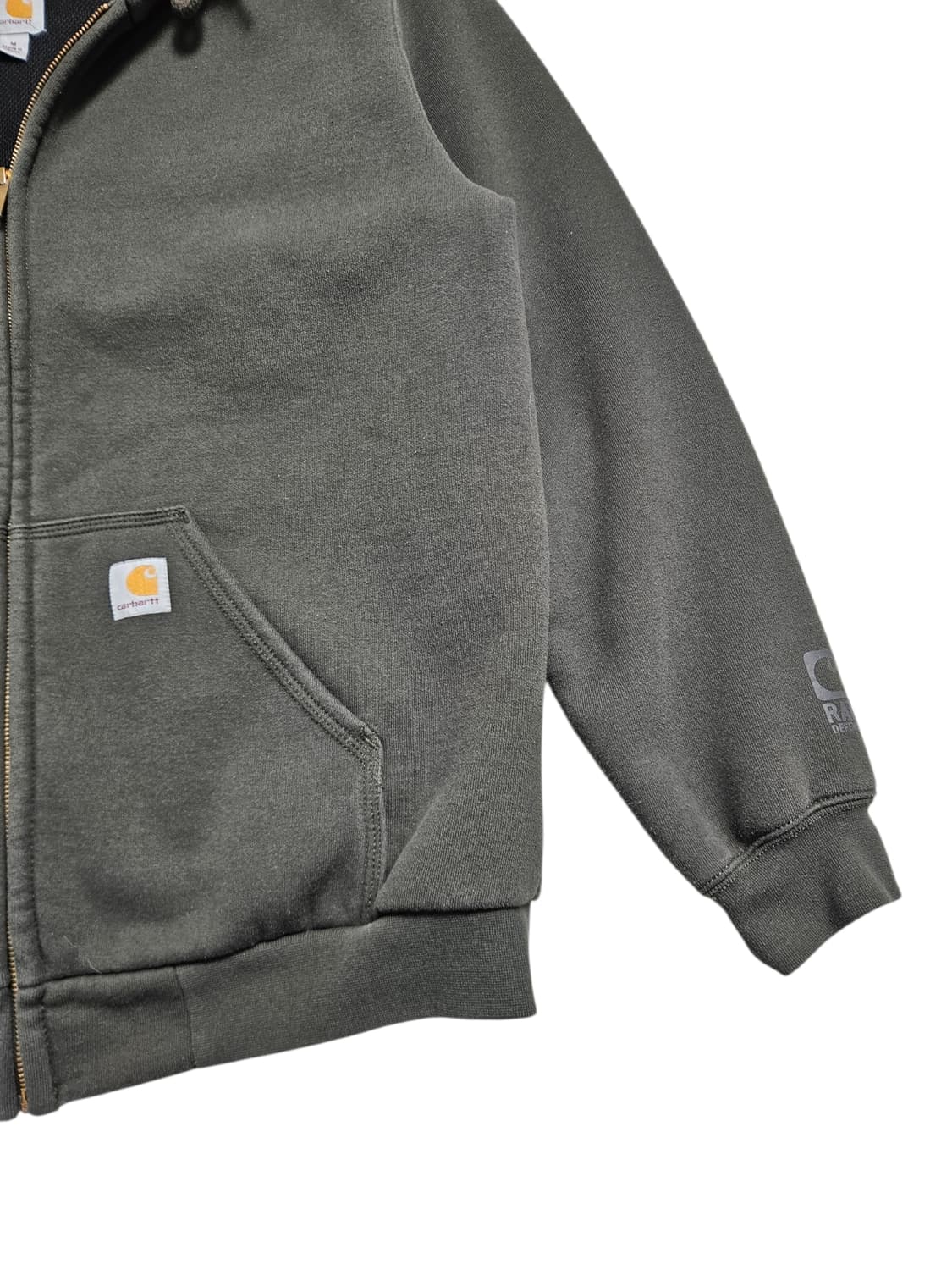 칼하트 써멀 레인디펜더 후드집업 차콜 상품이미지4
