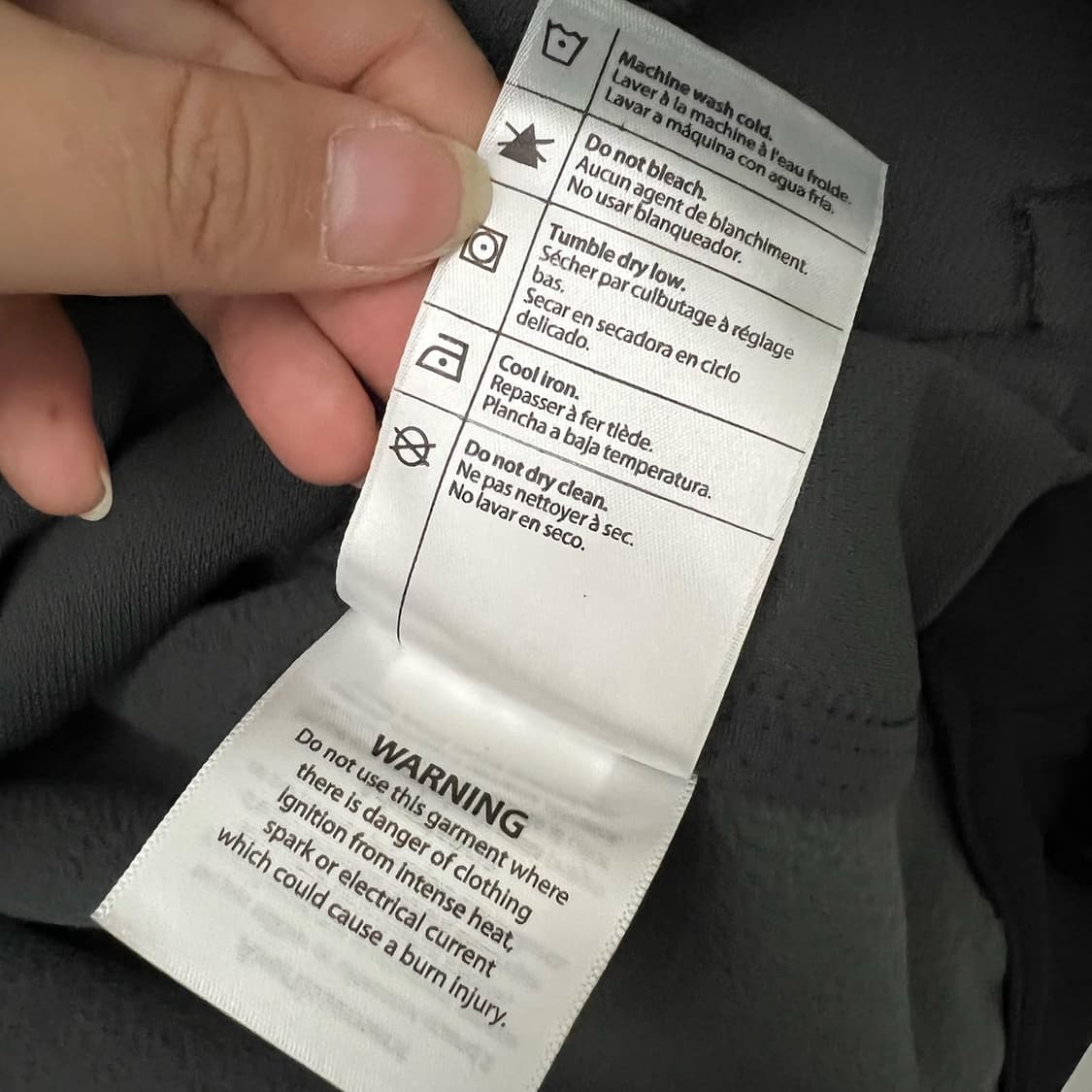 칼하트 블랙 폴리에스터 자켓 상품이미지8