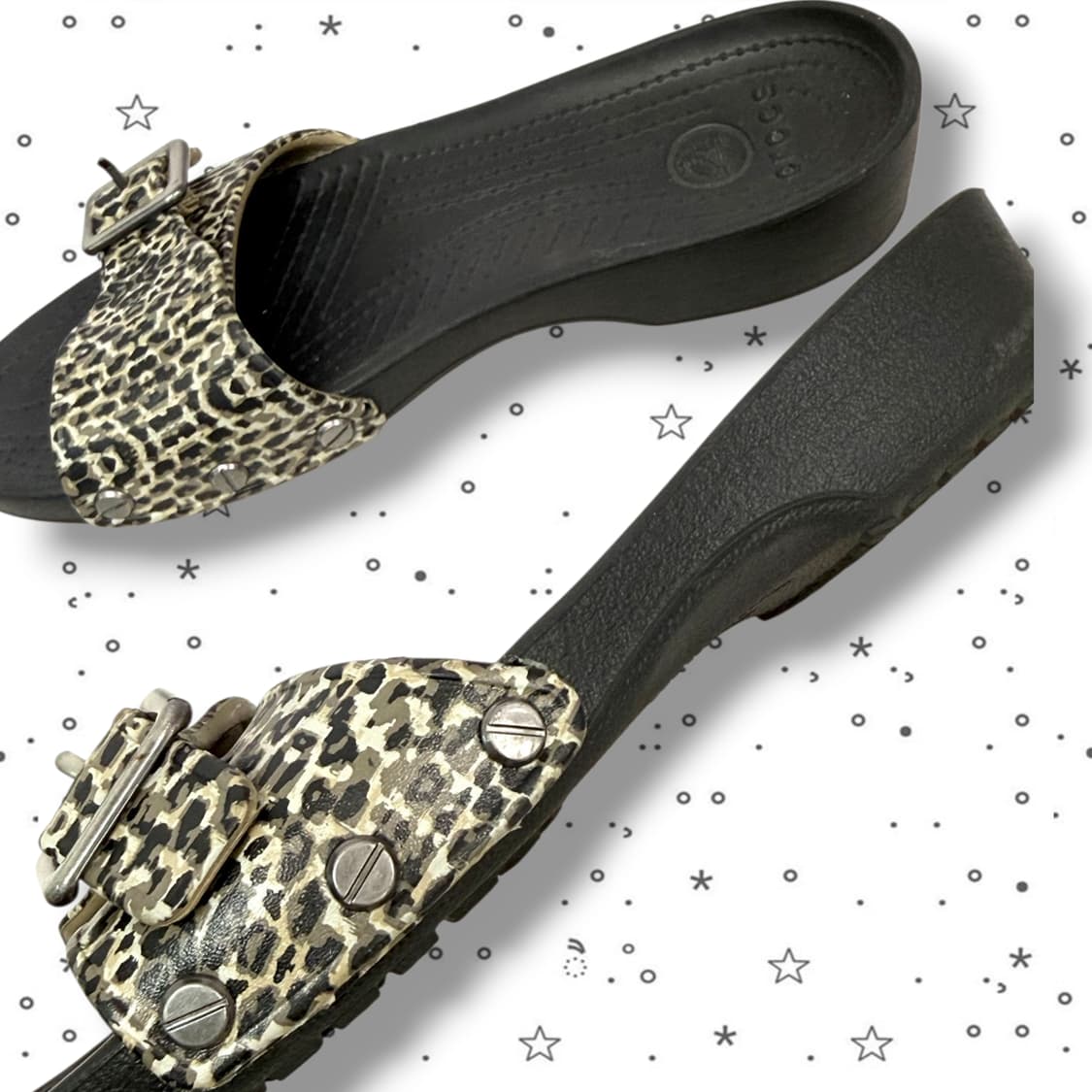 w6 Crocs 크록스 사라 레오파드 샌들 상품이미지8