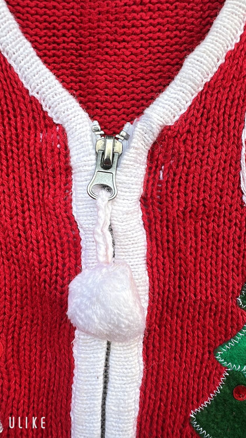 White Stag 크리스마스 눈사람 니트 베스트 상품이미지4