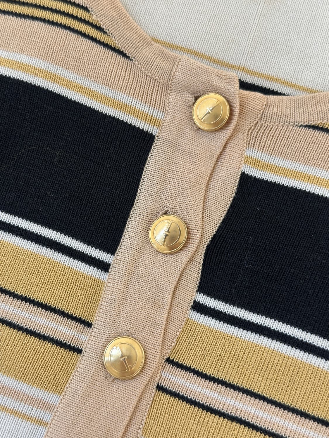 구찌 (빈티지) 크롭 가디건 상품이미지4