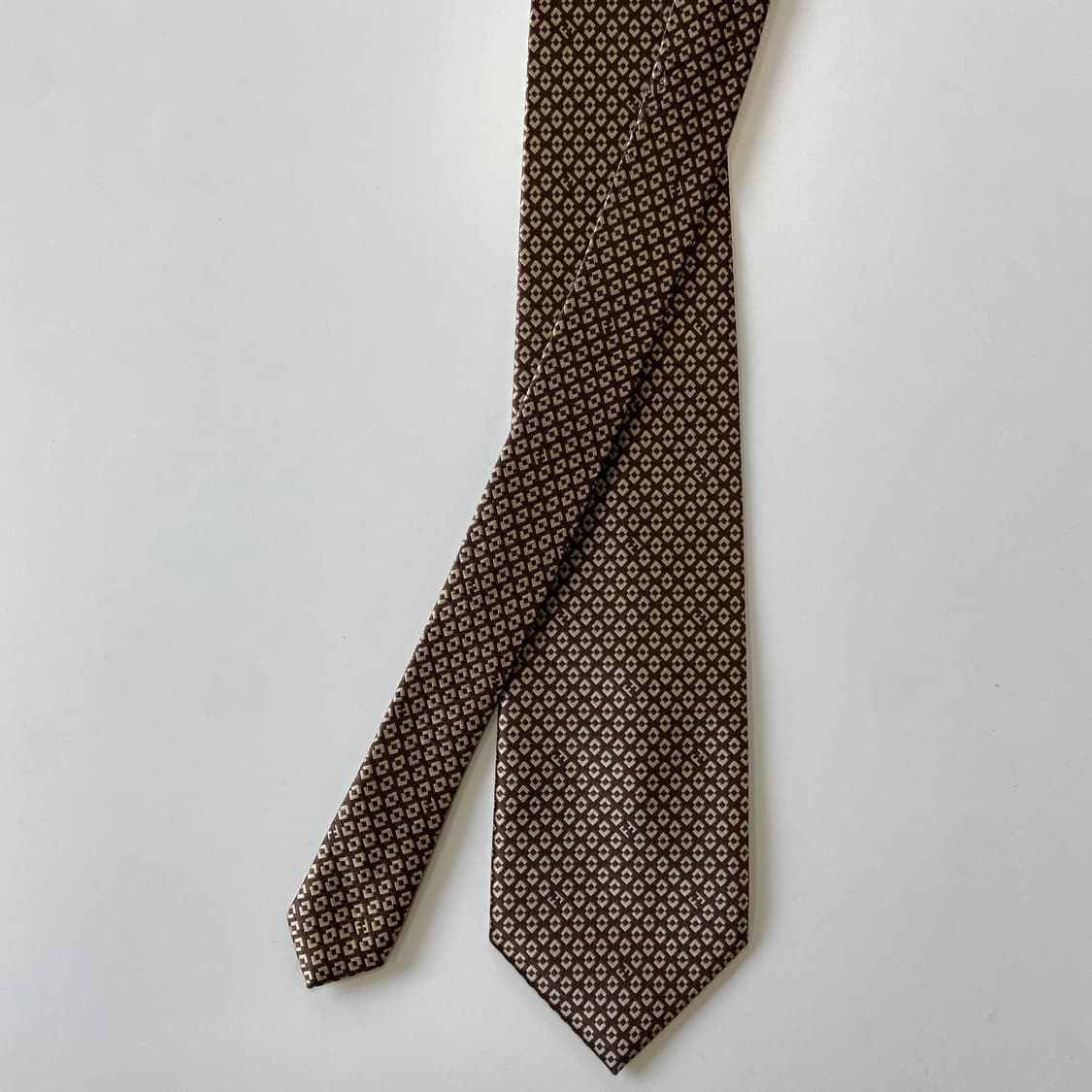 펜디 (FENDI) 모노그램 정품 명품 넥타이 상품이미지1