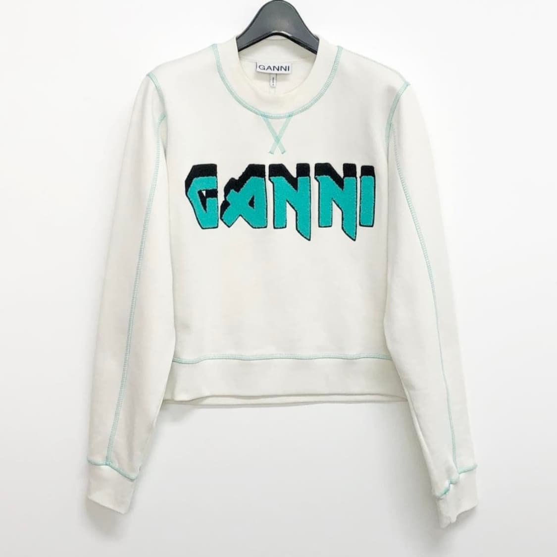 GANNI 크롭 맨투맨 미사용/S사이즈 상품이미지1