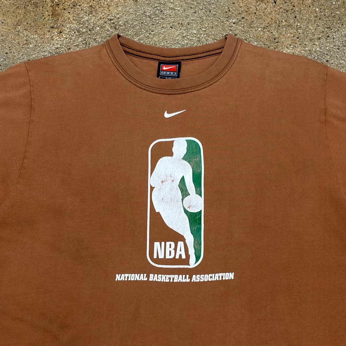 90s USA 나이키 NBA 빅로고 반팔 티셔츠 반팔티 상품이미지3