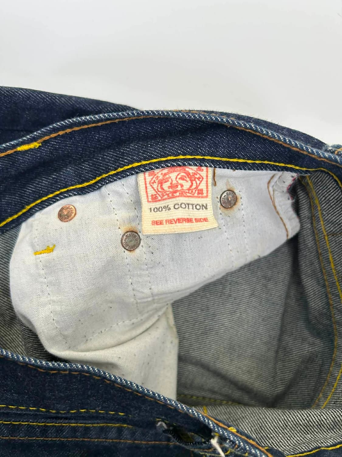 [32] 에비수 멀티 컬러 포켓 데님 팬츠 상품이미지3