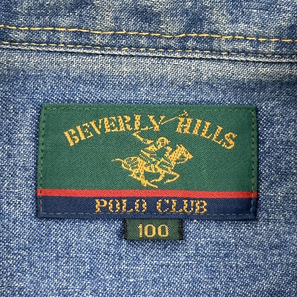 VTG 빈티지 포켓 자수 데님 셔츠 (L) 상품이미지5