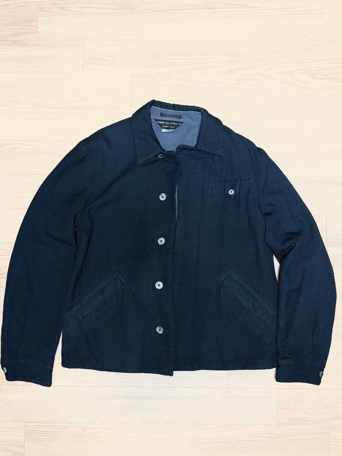 꼼데가르송 옴므 플러스 히든버튼 재킷 (90‘s) 상품이미지6