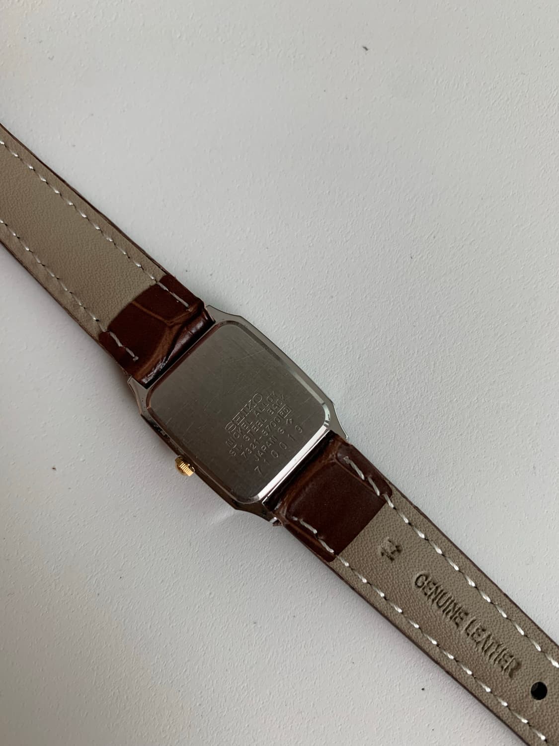 세이코 Seiko 쿼츠 브라운 상품이미지4