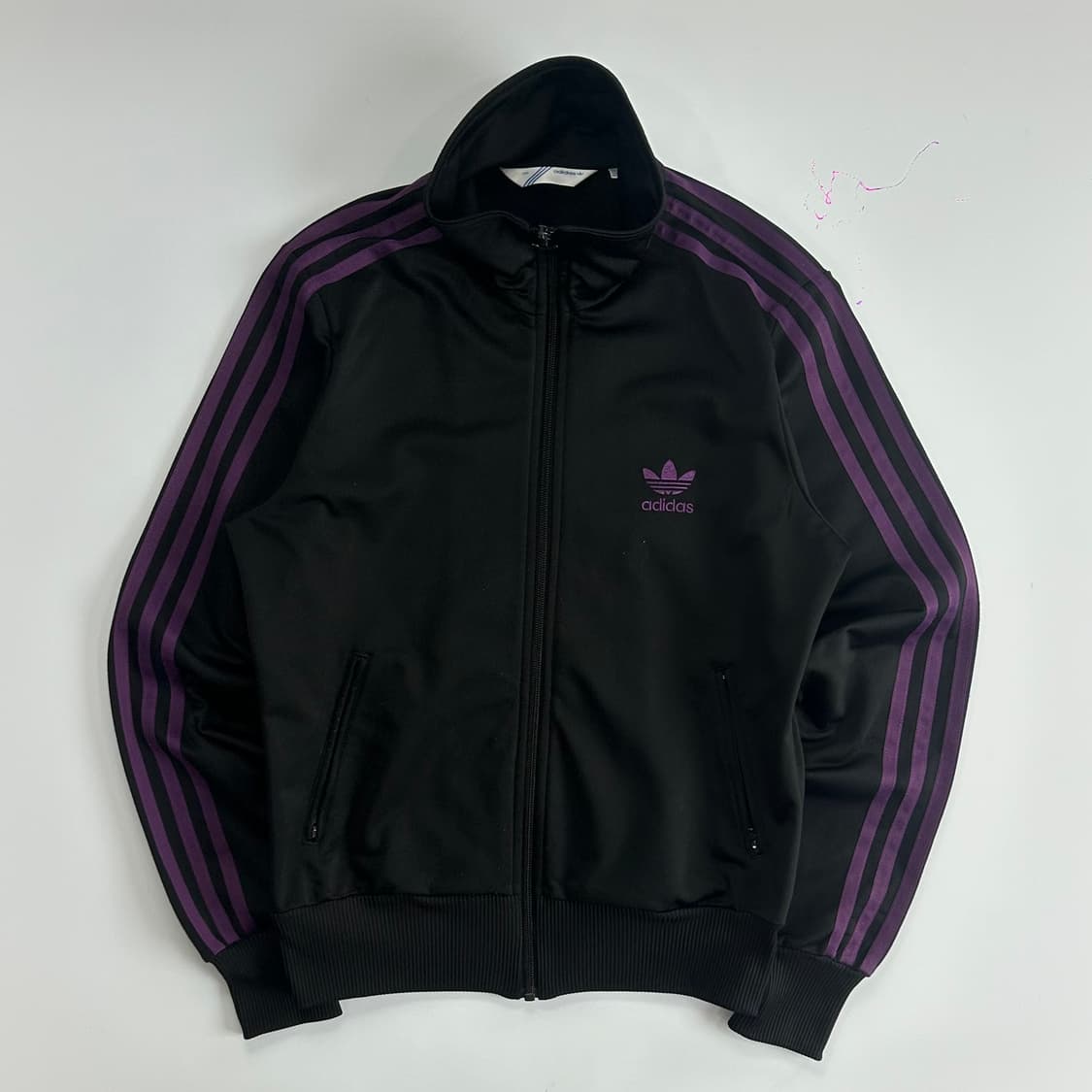 Adidas 아디다스 백 빅 파이어 로고 퍼플 블랙 유로파 져지 상품이미지3