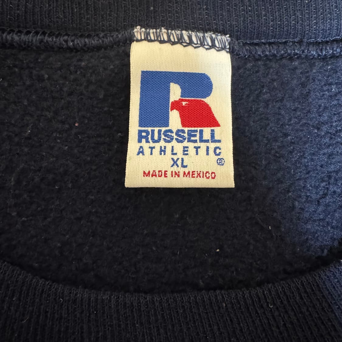 90s vintage russell sweat navy 상품이미지2