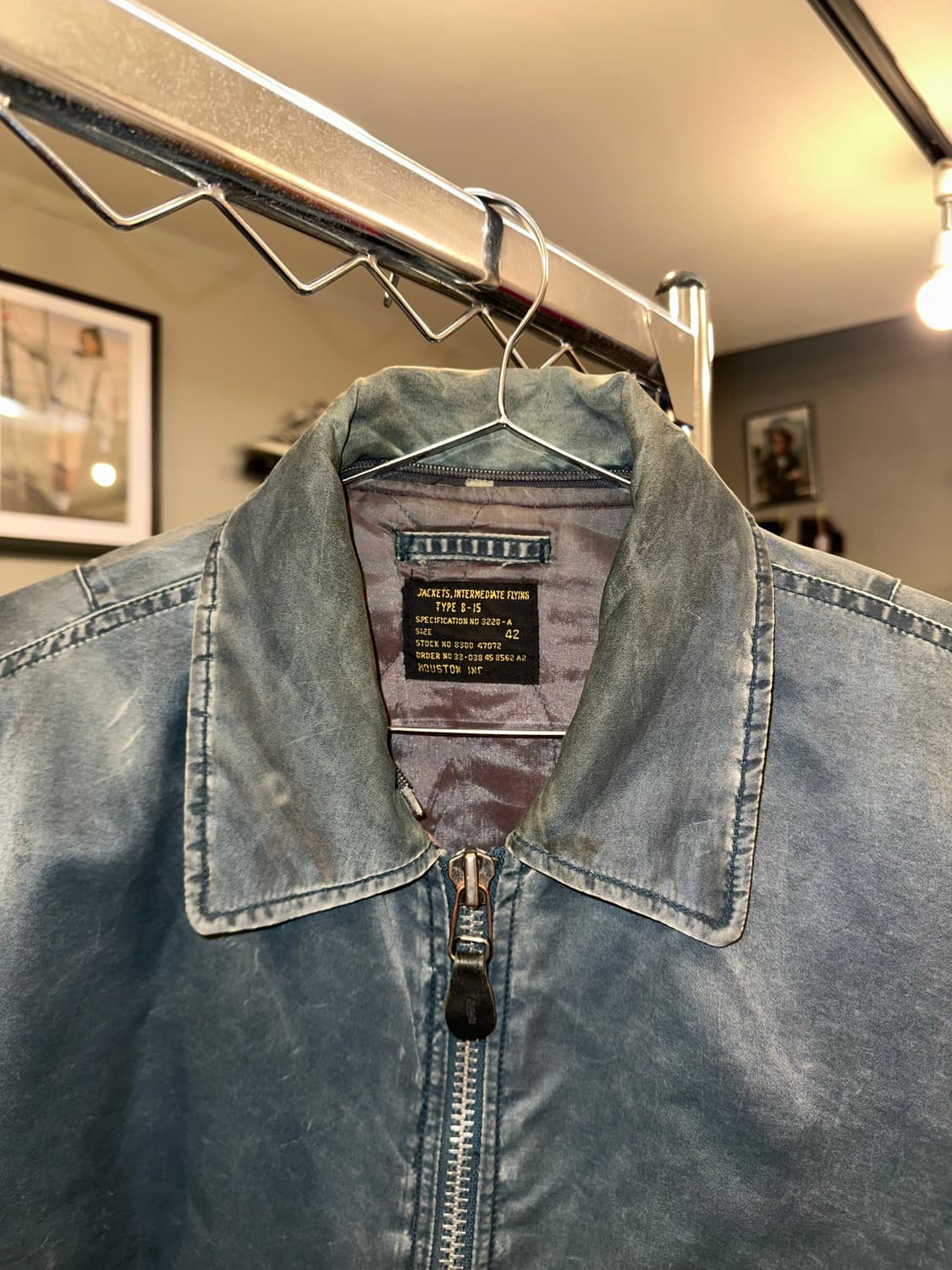 Houston reissue type B-15 flight jacket 상품이미지5