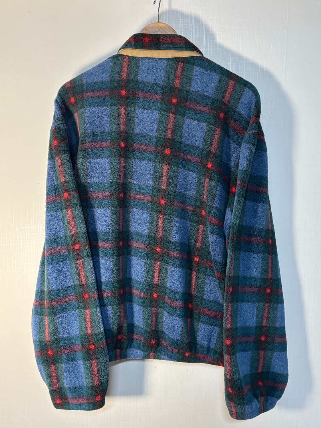 90s POLO 폴로 체크 플리스 스윙탑 드리즐러 빈티지 자켓 상품이미지5