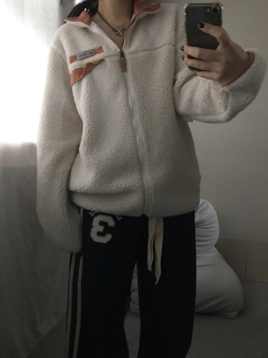 콜롬비아 아이보리 후리스 상품이미지6