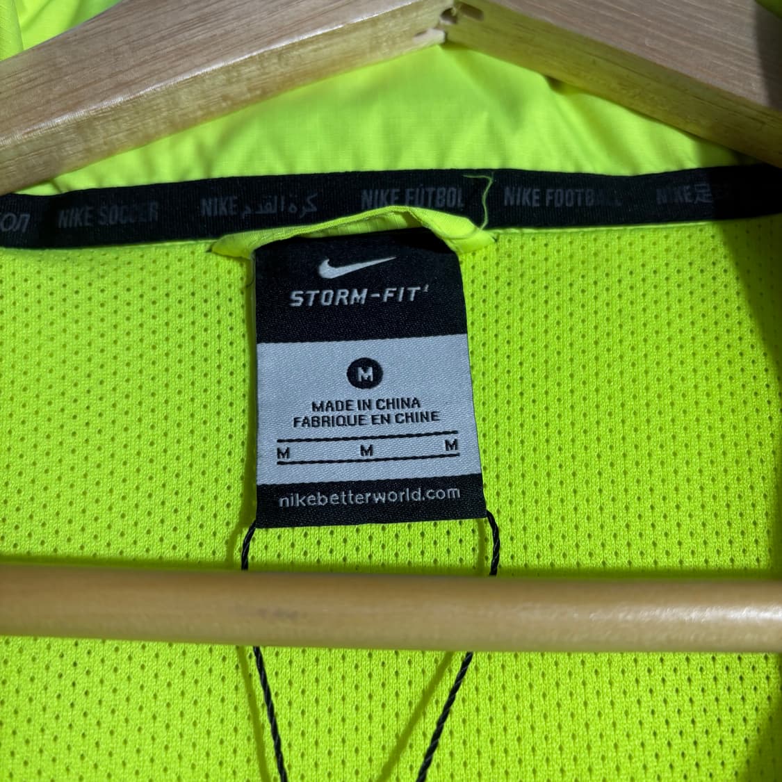 나이키 스톰핏 형광 옐로우 후드 윈드브레이커 자켓 (무료배송) 상품이미지5