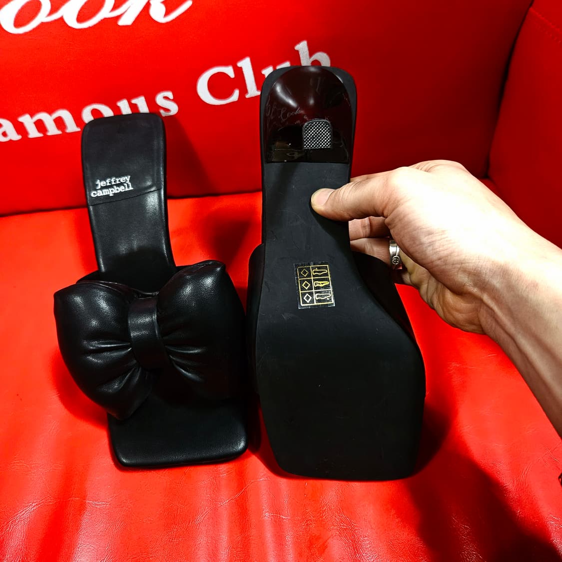 (미사용)제프리캠벨(jeffrey Campbell) 빅 리본 뮬 펌프스  상품이미지6