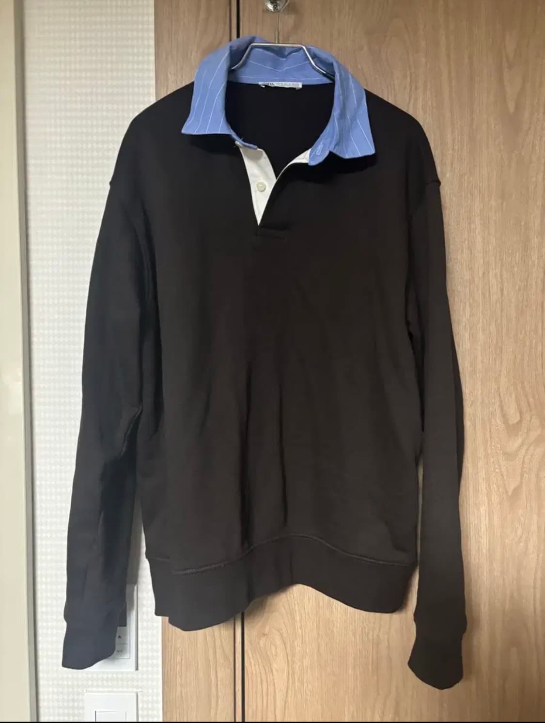 자라 브라운 맨투맨 상품이미지1