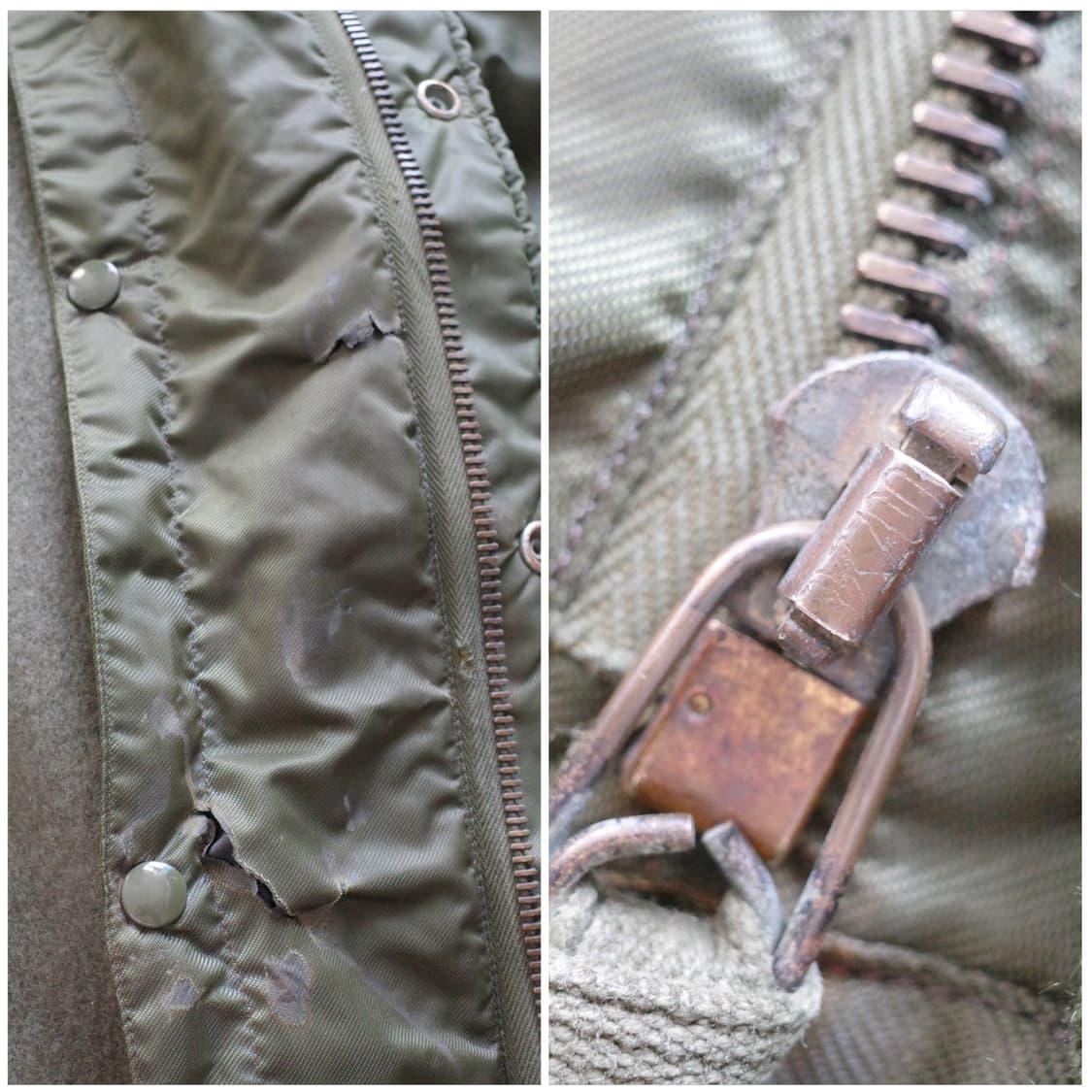 60s USN 미해군 A-1 덱자켓 내피포함 상품이미지10