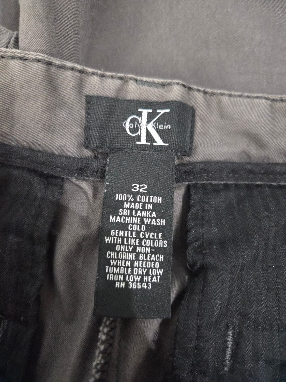 Calvin Klein 캘빈클라인 코튼 치노 하프 팬츠 상품이미지4