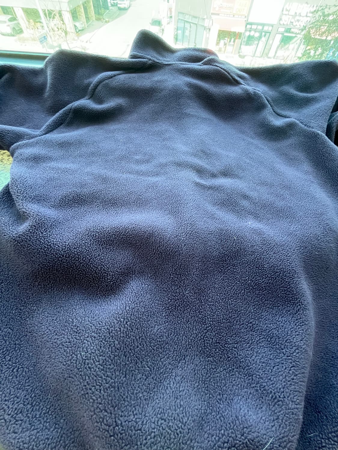 유니클로 퍼플 플리스 집업 M 상품이미지2