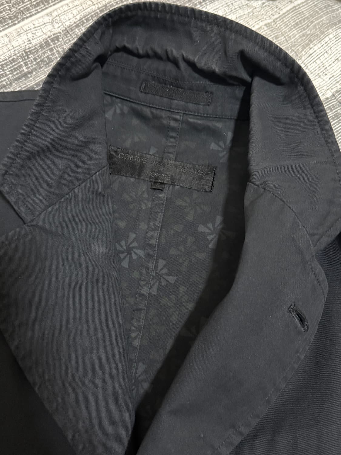 [S] 꼼데가르송 옴므 2002 아카이브 코튼 블레이져 상품이미지4