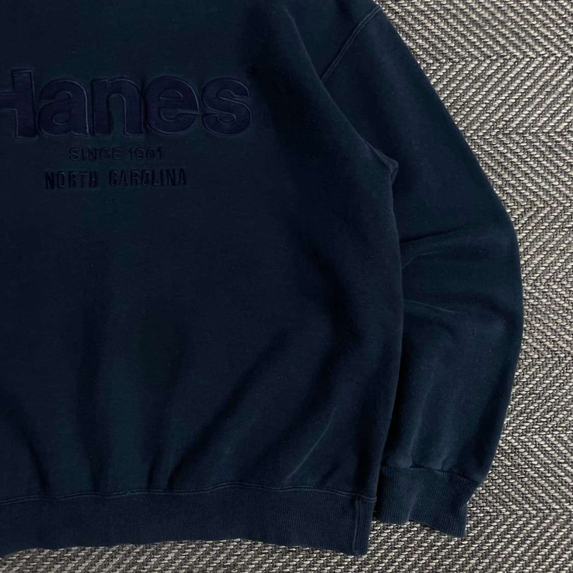 00s 헤인즈 빅로고 빈티지 피그먼트 맨투맨o 3079 상품이미지2