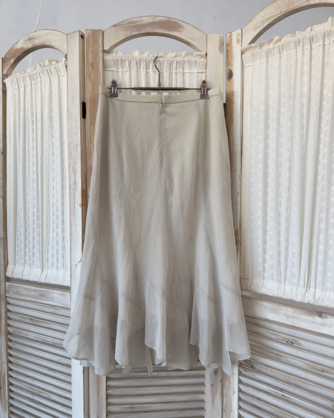 Fairy mute wrinkles unbalace skirt 상품이미지10