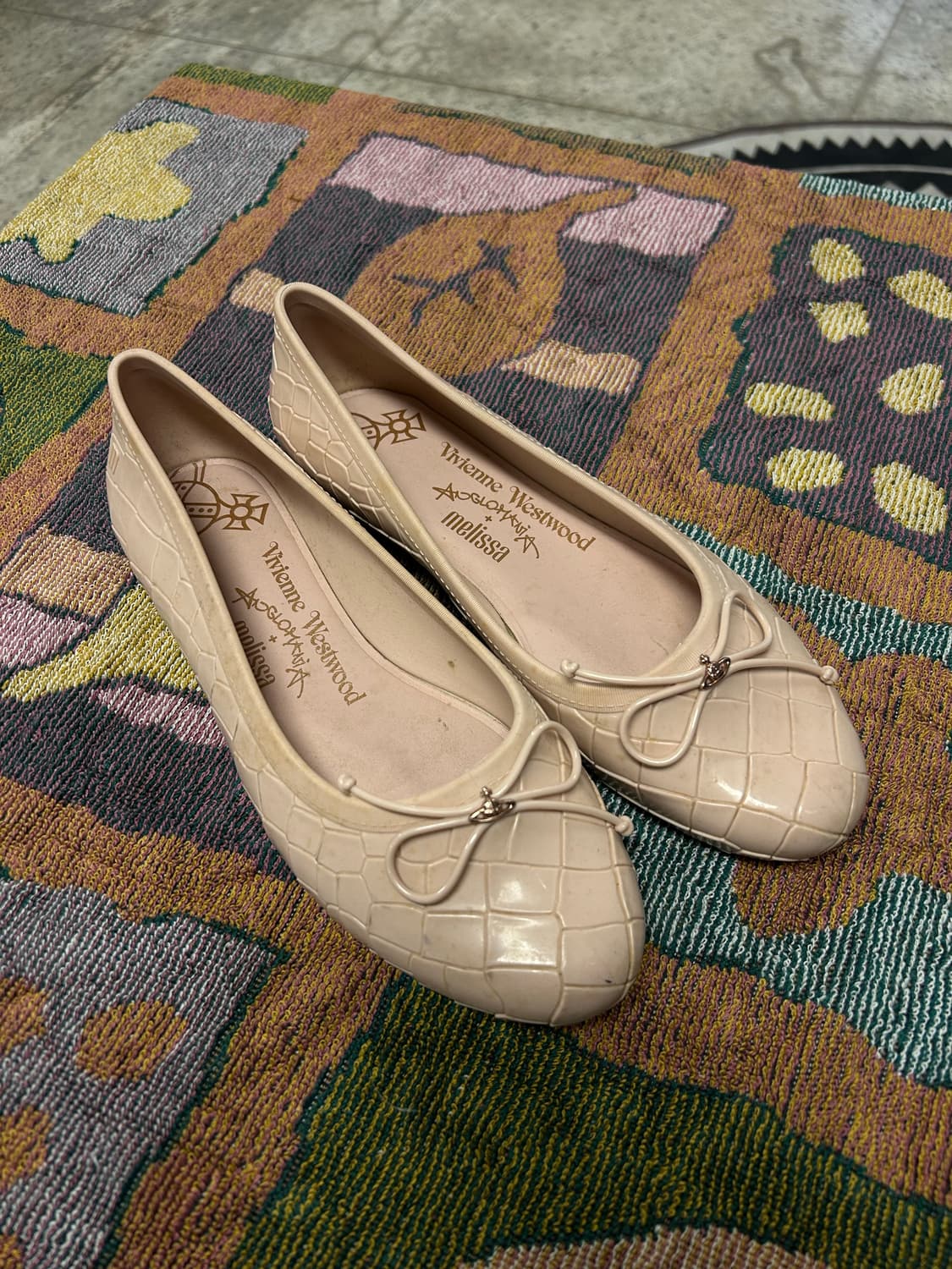 비비안 웨스트우드 × 멜리사 크로커 젤리 플랫 슈즈 상품이미지1