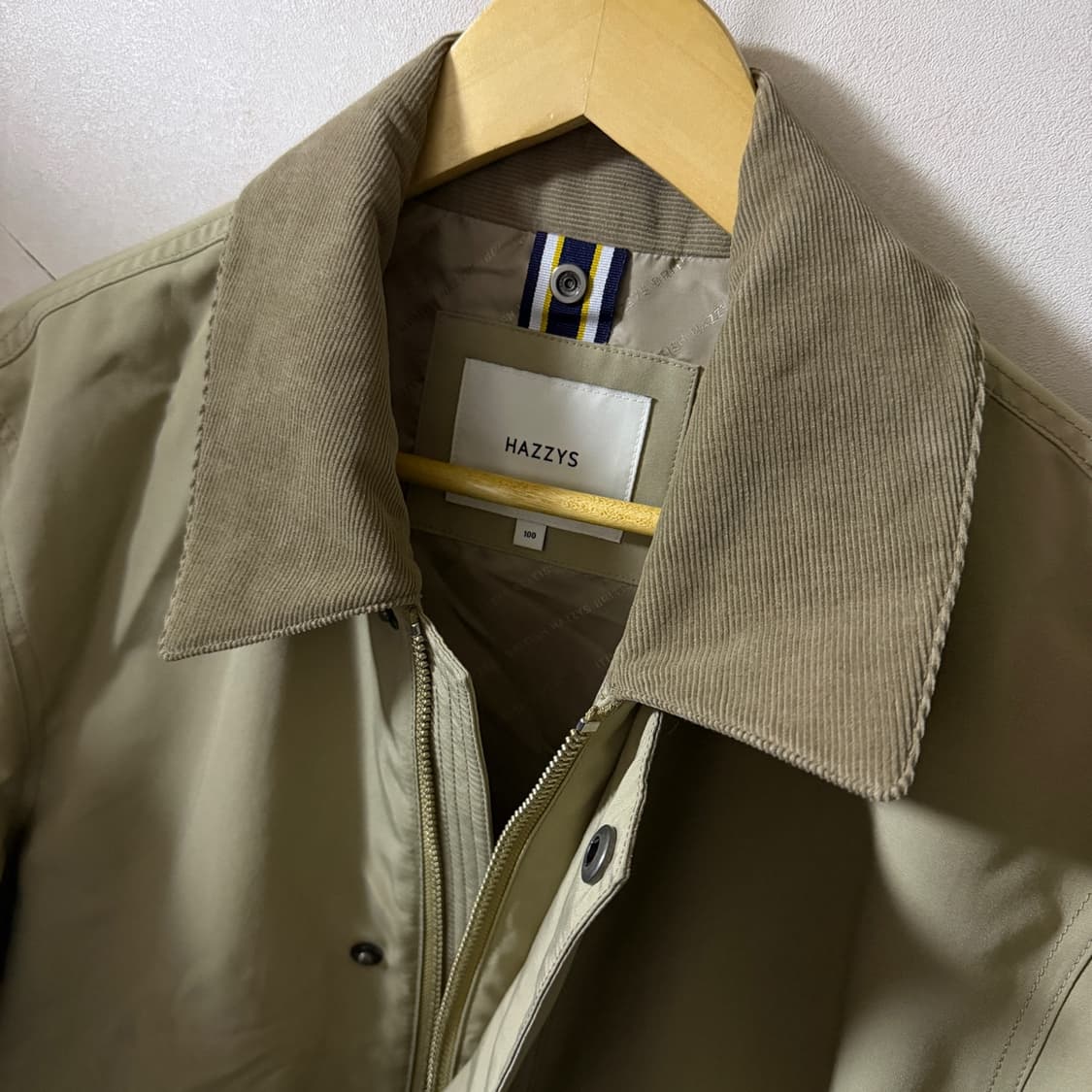 헤지스 디테쳐블 헌팅코트 베이지 100(남성 105까지) 상품이미지4