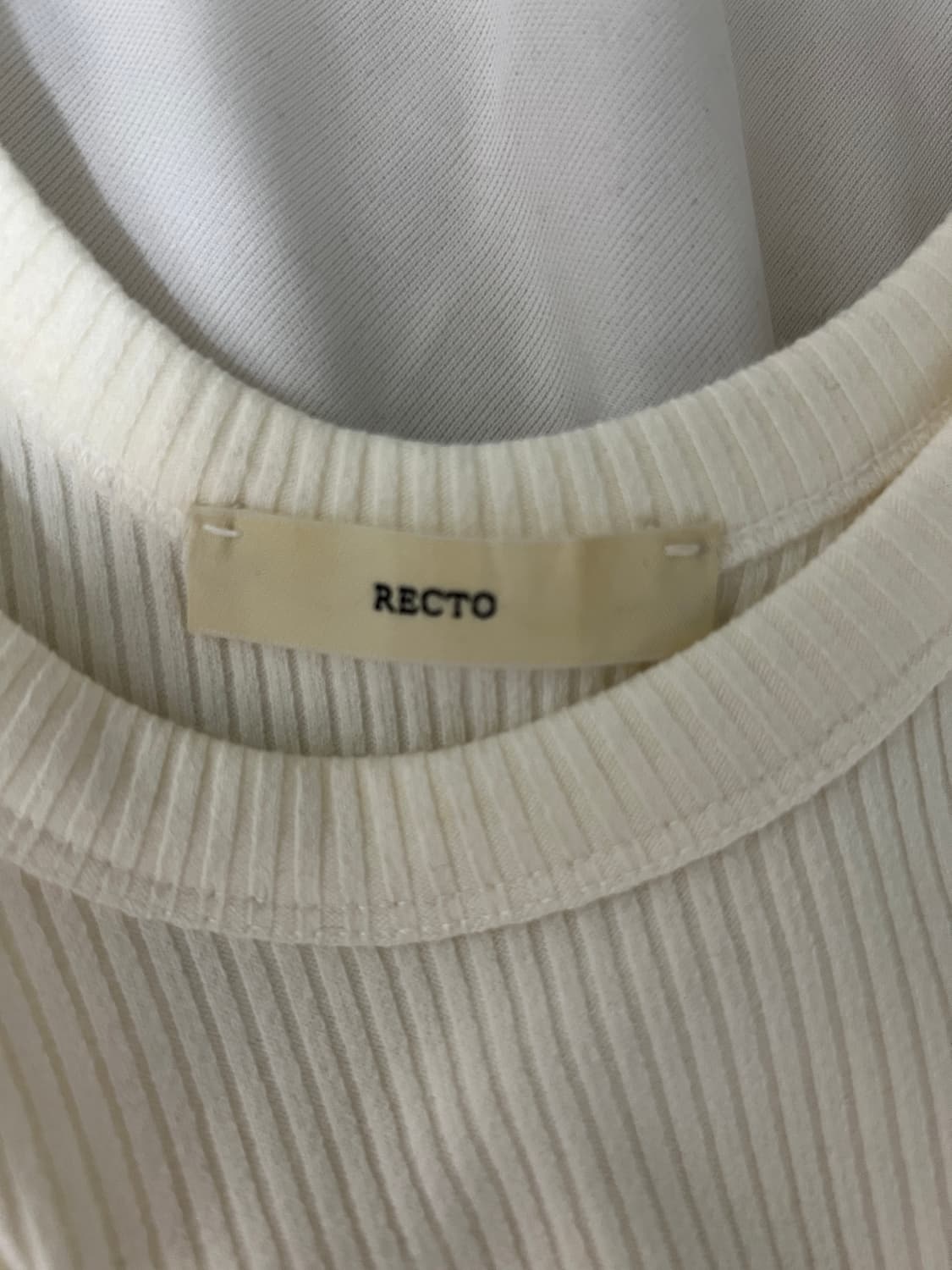 RECTO 베이지 탱크탑 S 상품이미지3