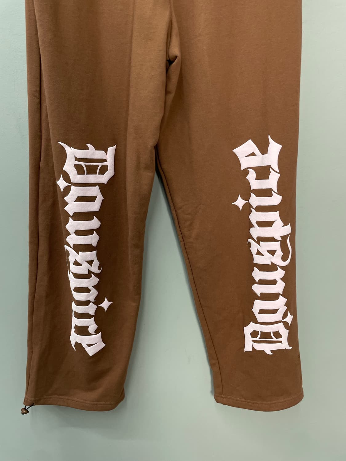 디오스피스 로고 브라운 스웻 팬츠 H1280 상품이미지6