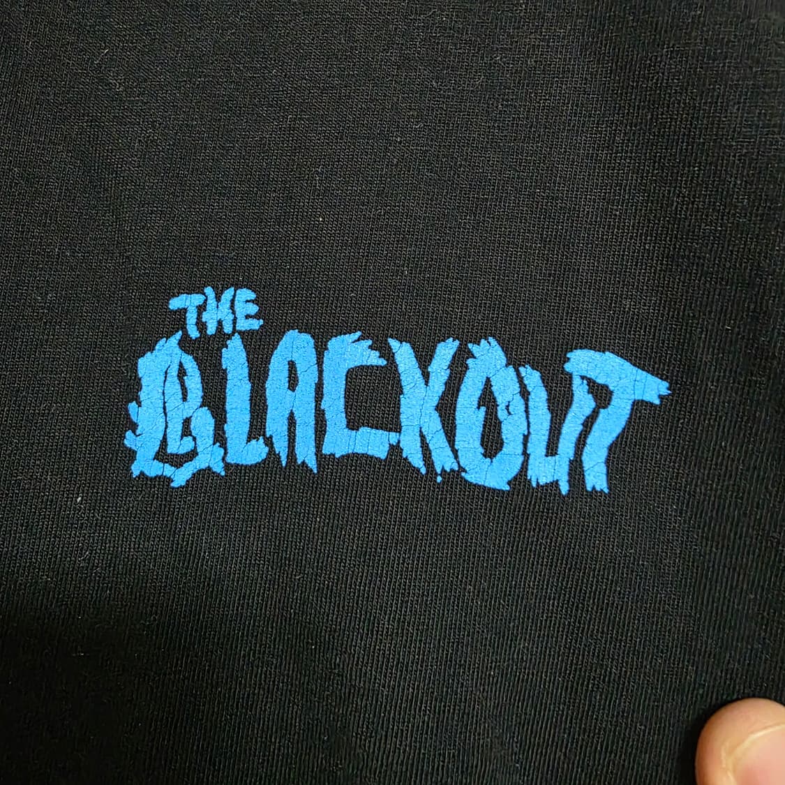 블랙아웃 일렉트릭 티셔츠 L사이즈 상품이미지4