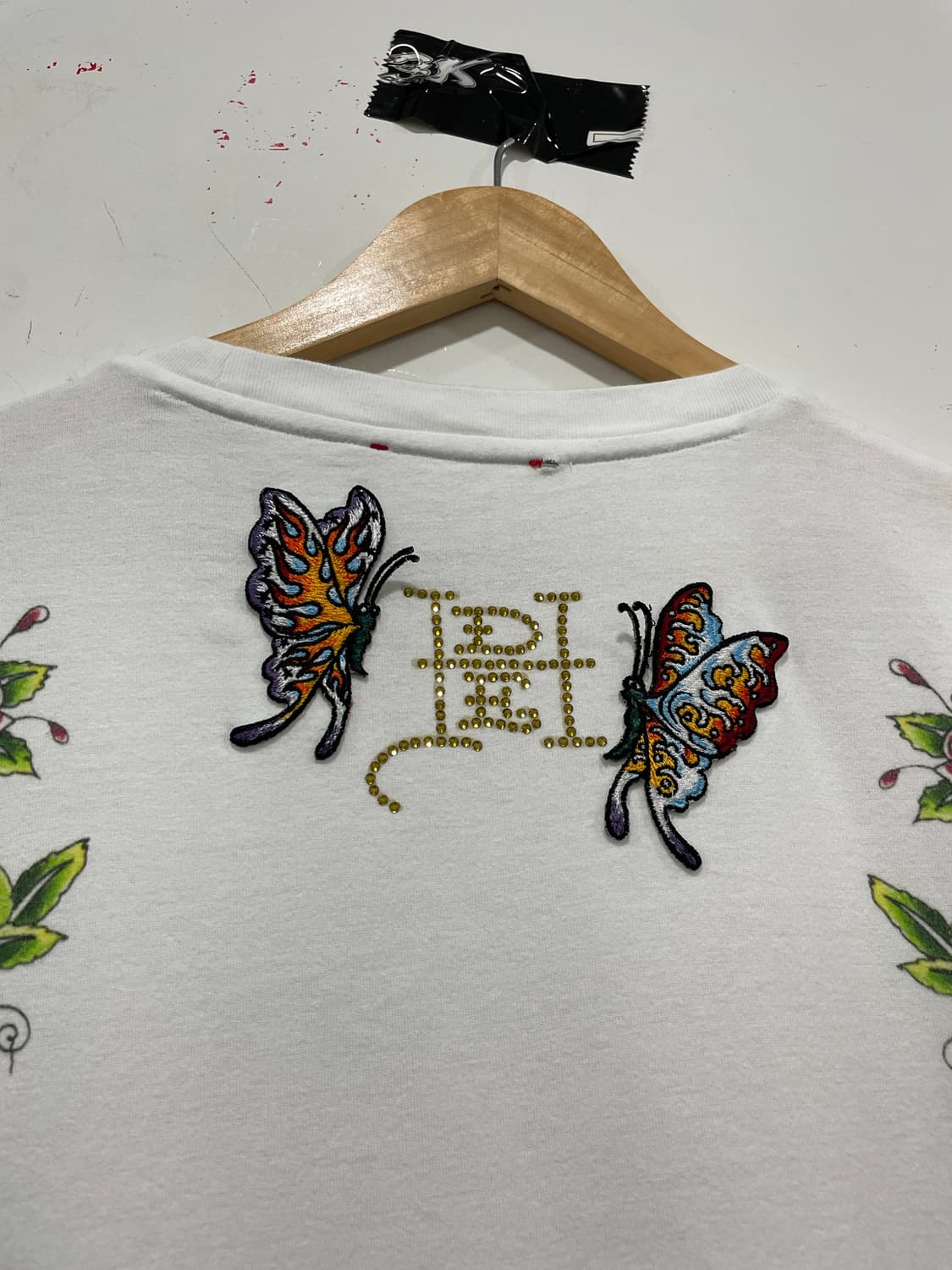 Ed Hardy 에드하디 자수패치 타이거 장미 아트워크 반팔 티셔츠 상품이미지9