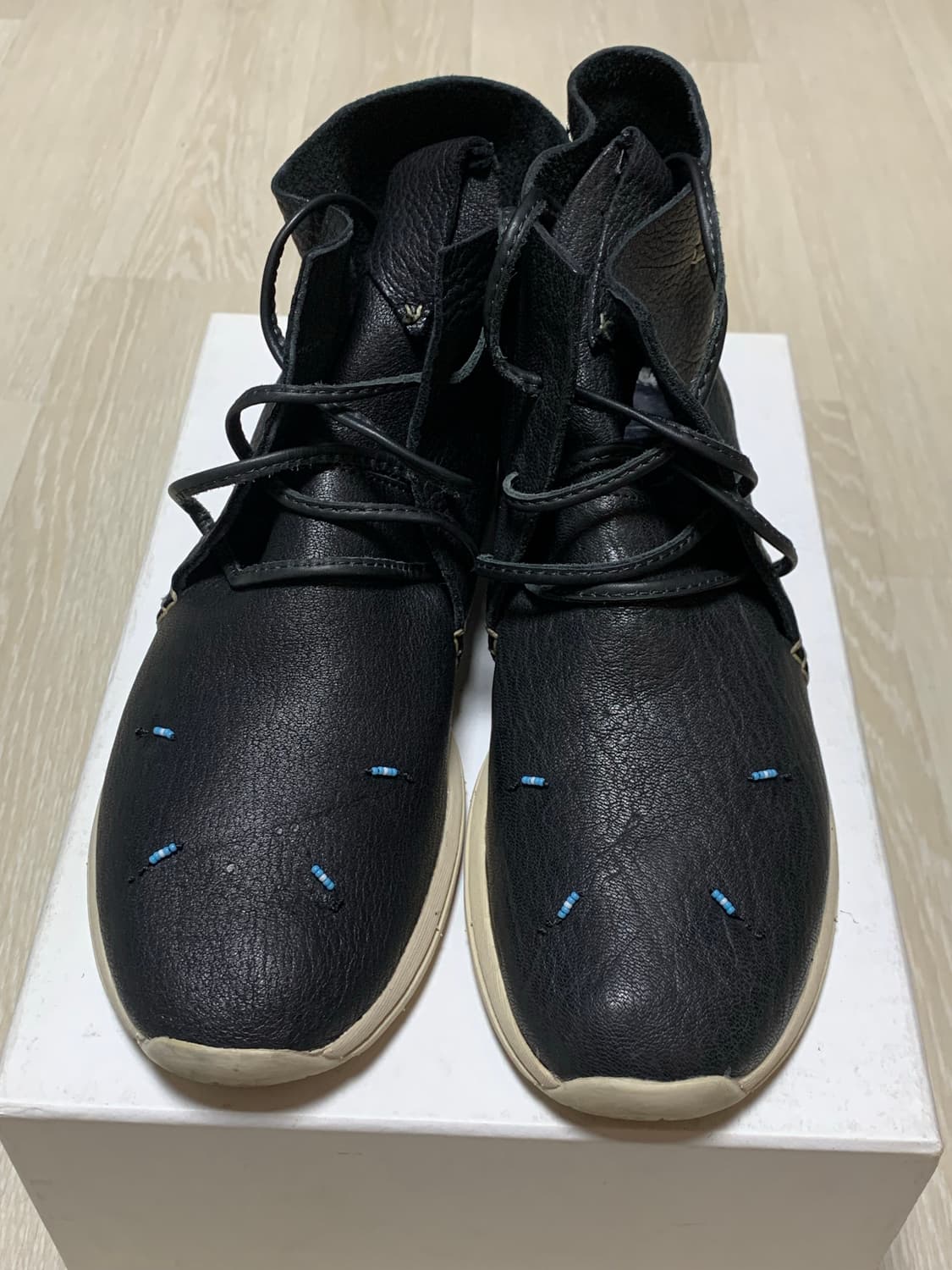 비즈빔(Visvim huron moc hi-folk)/블랙/10 상품이미지1