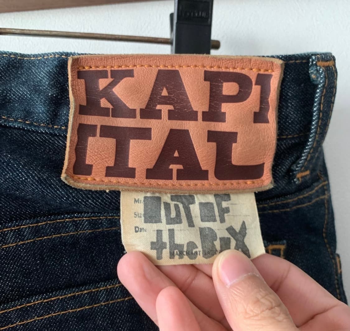 14oz Rat Flare 데님 상품이미지3