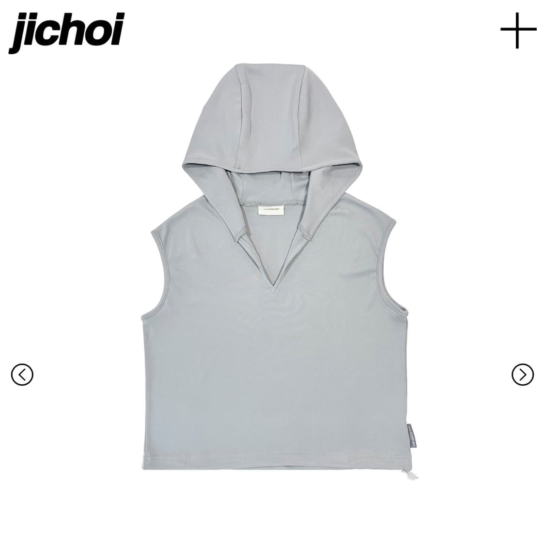Jichoi HOODED SLEEVELESS (WHISPER) 상품이미지1