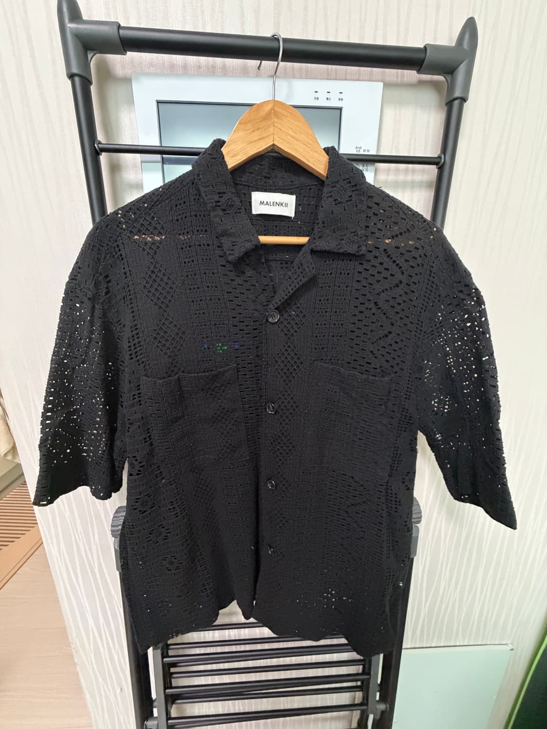 시스루반팔셔츠 상품이미지1