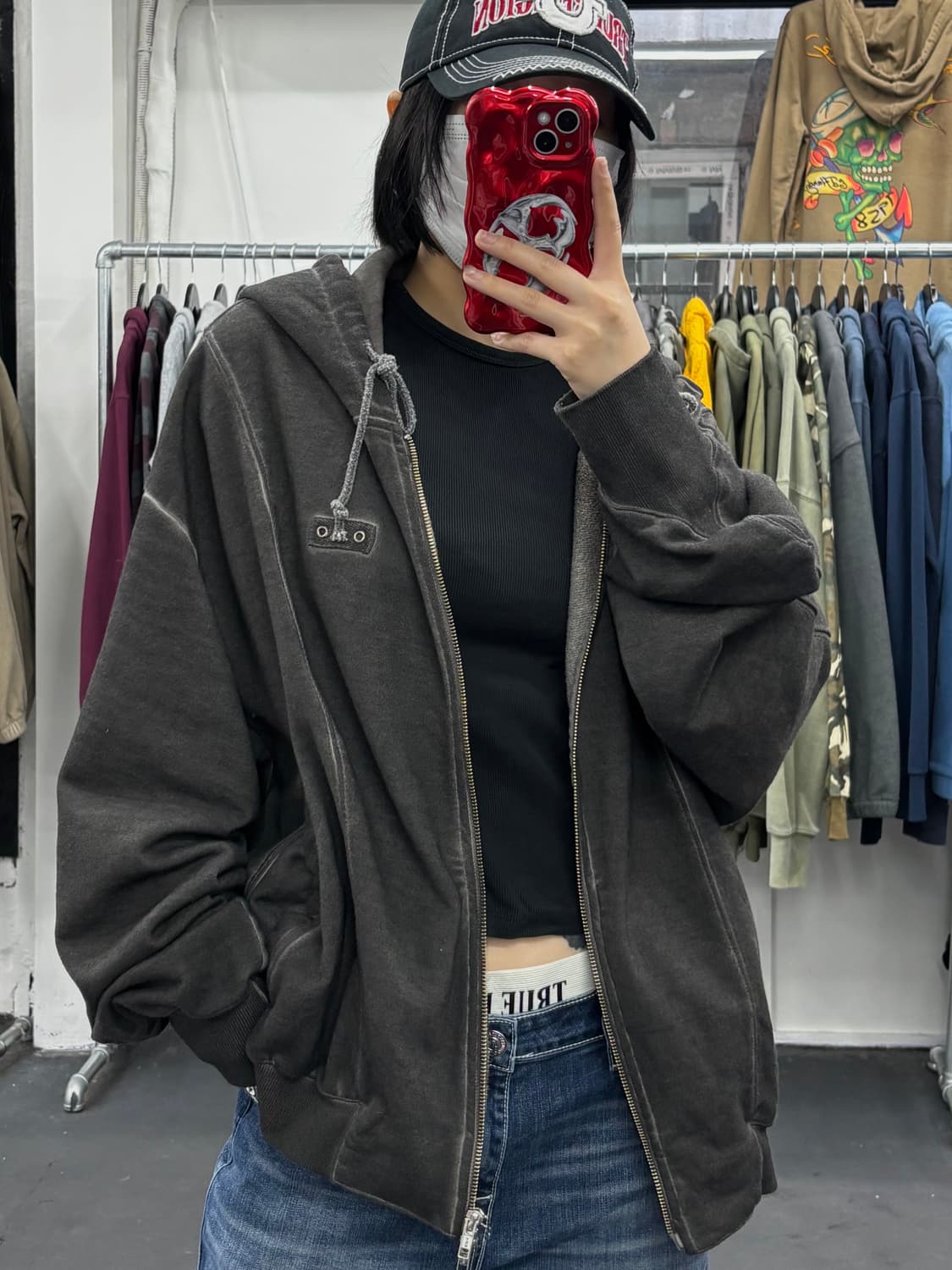 그레일즈 루나 투웨이 후드집업 상품이미지3