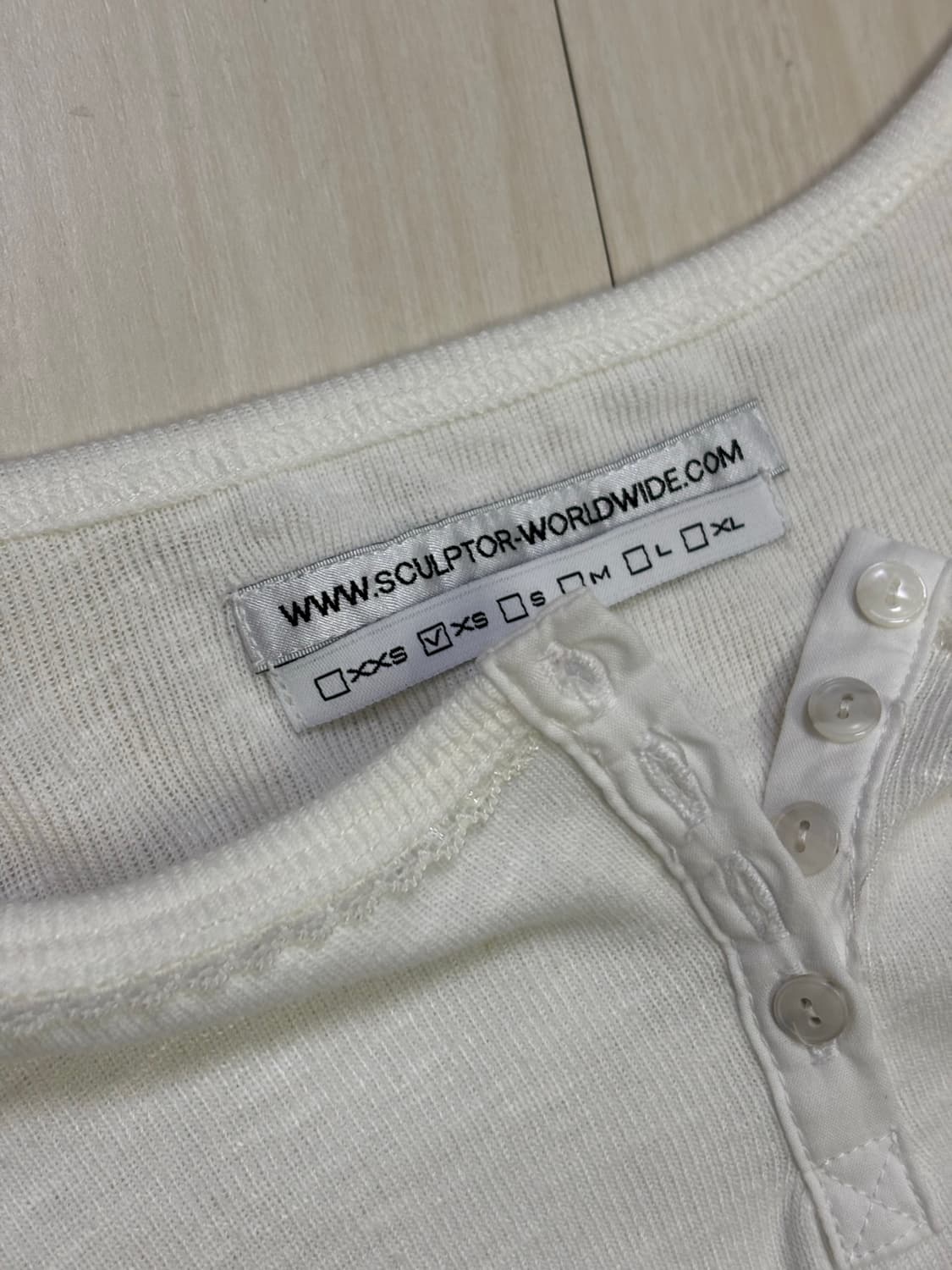 스컬프터 레터링 긴팔티  상품이미지5