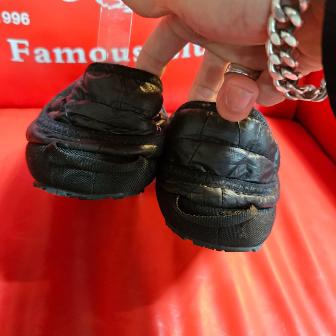 노스페이스 패딩 눕시 뮬 슬립온 스니커즈 44size(280-85) 상품이미지7