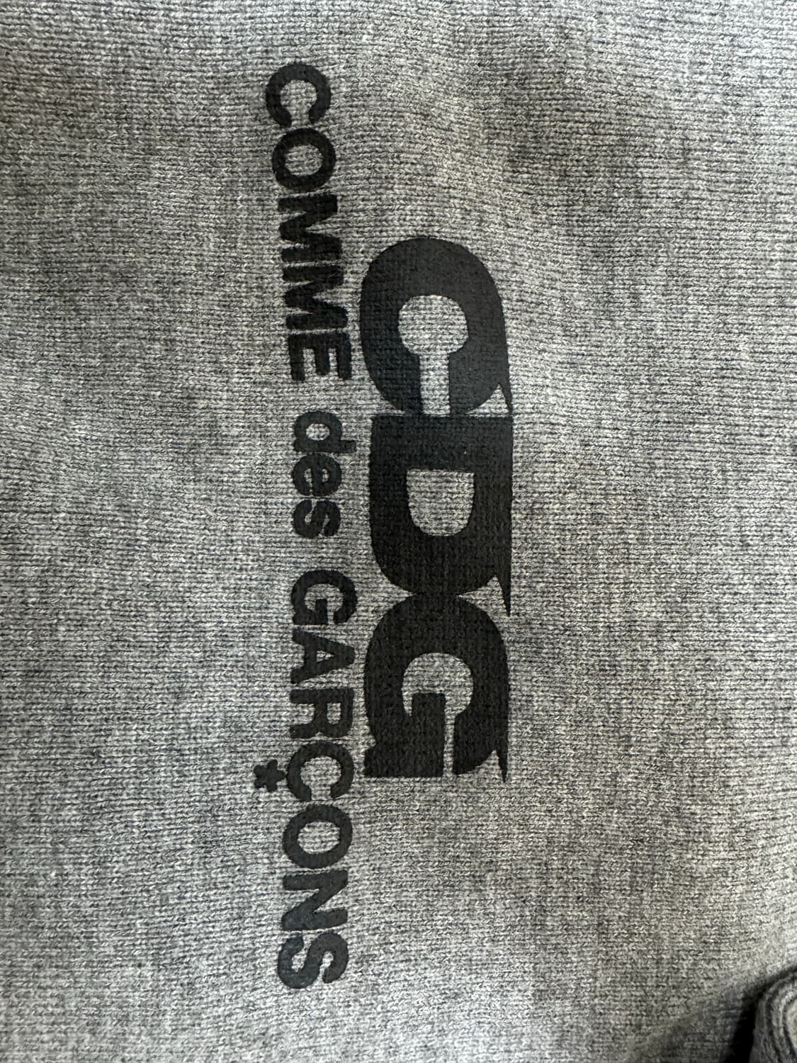 CDG라운드넥스쿨풀오버그레이XXL 상품이미지2