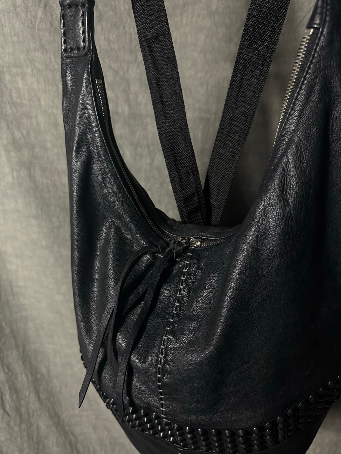 KMRii Studded Leather Backpack/Crossback 상품이미지4