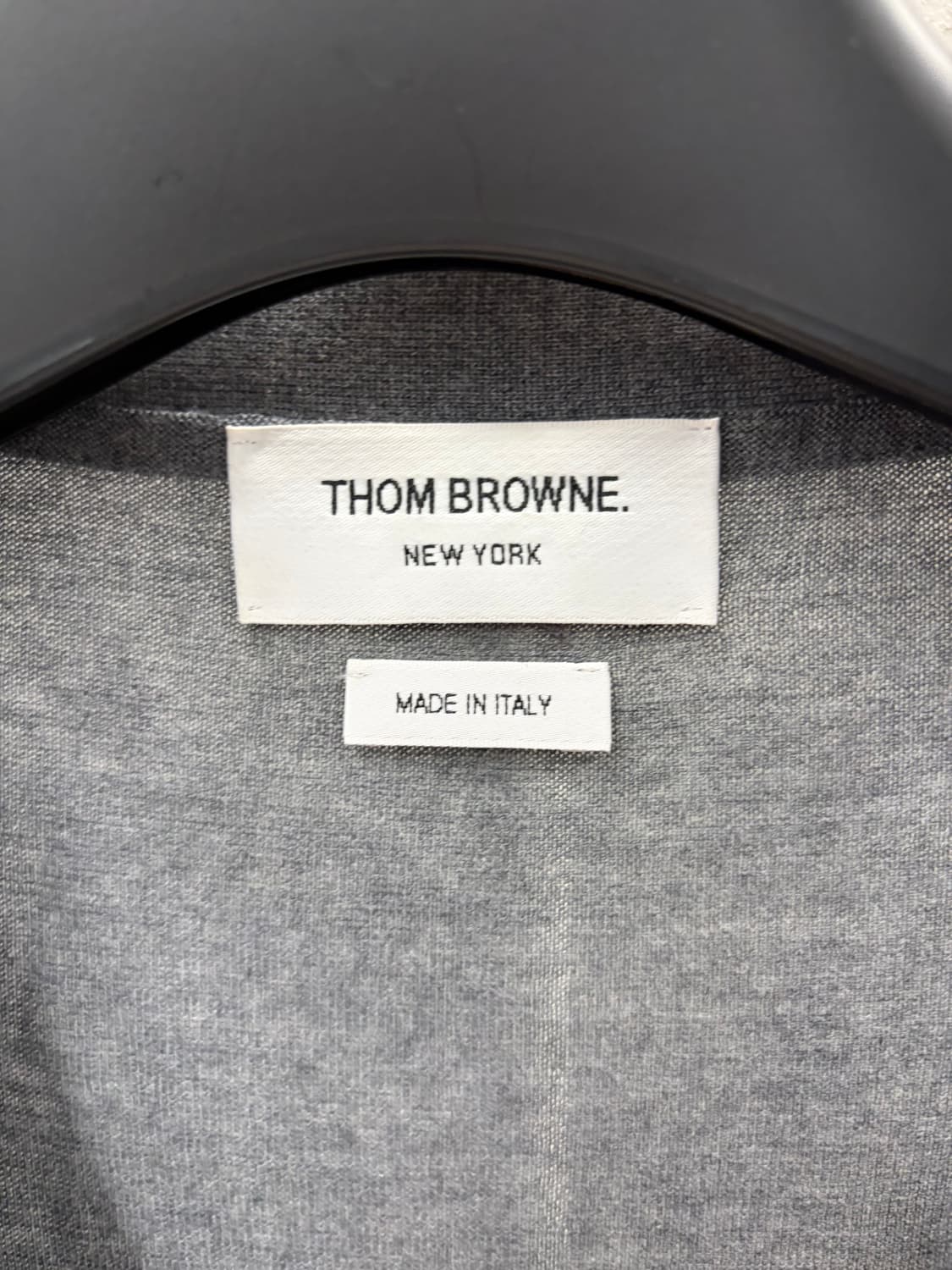 톰브라운 클래식 그레이 메리노울 가디건 3사이즈 상품이미지3