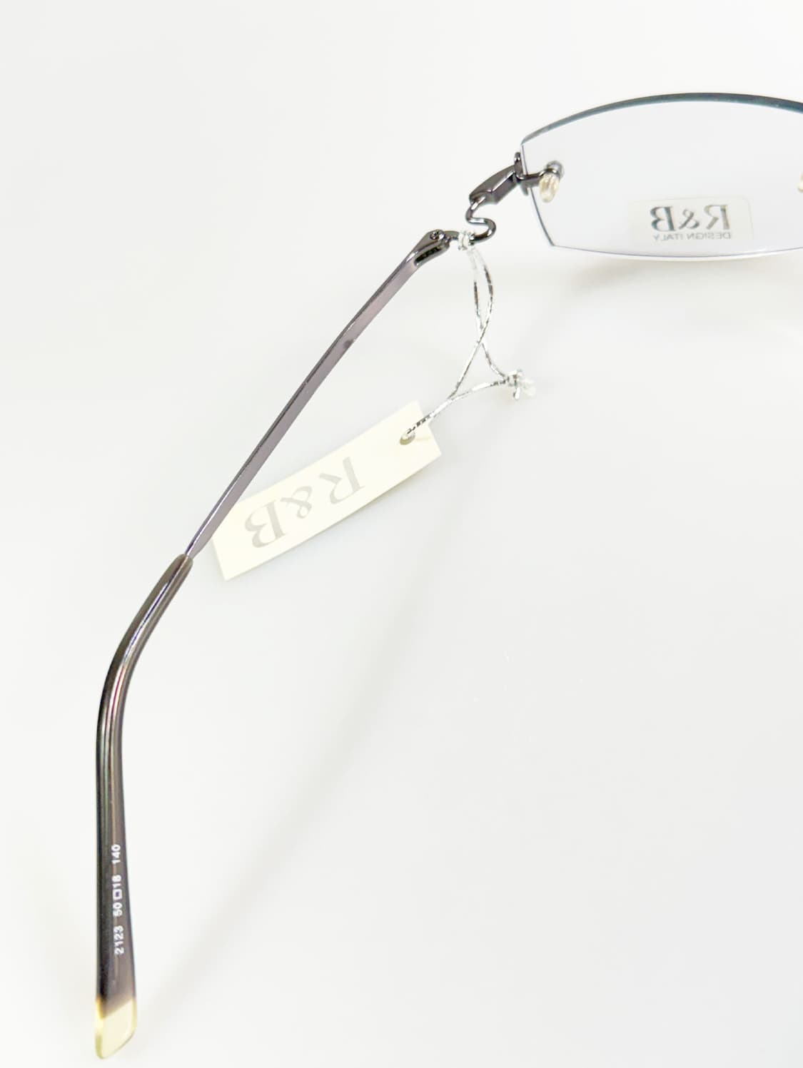 R&B EYEWEAR 무테 스퀘어 건메탈 빈티지 안경 상품이미지8