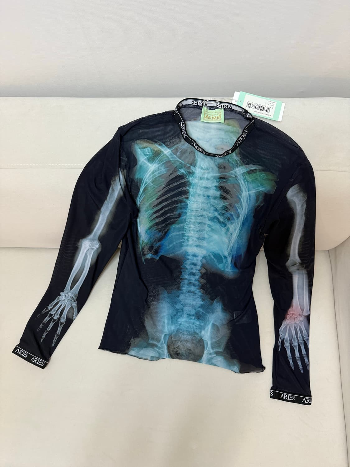 Aries X-Ray Mesh 티셔츠 상품이미지5