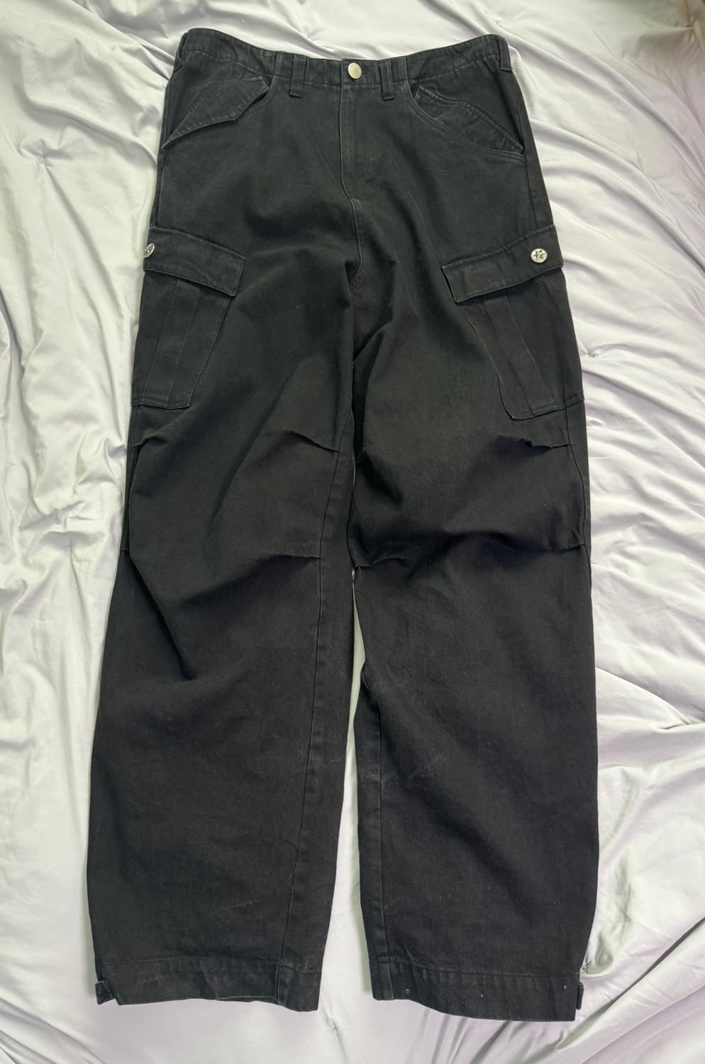 2)아오이로 히카리 스냅 M65 팬츠 블랙 상품이미지2