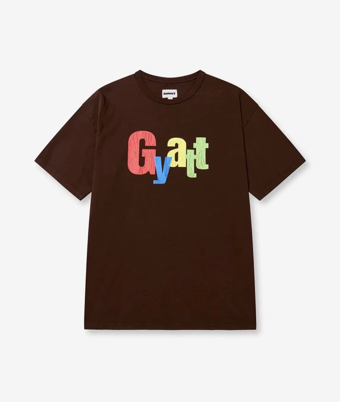 GYATT 워시드 티셔츠 브라운  상품이미지1