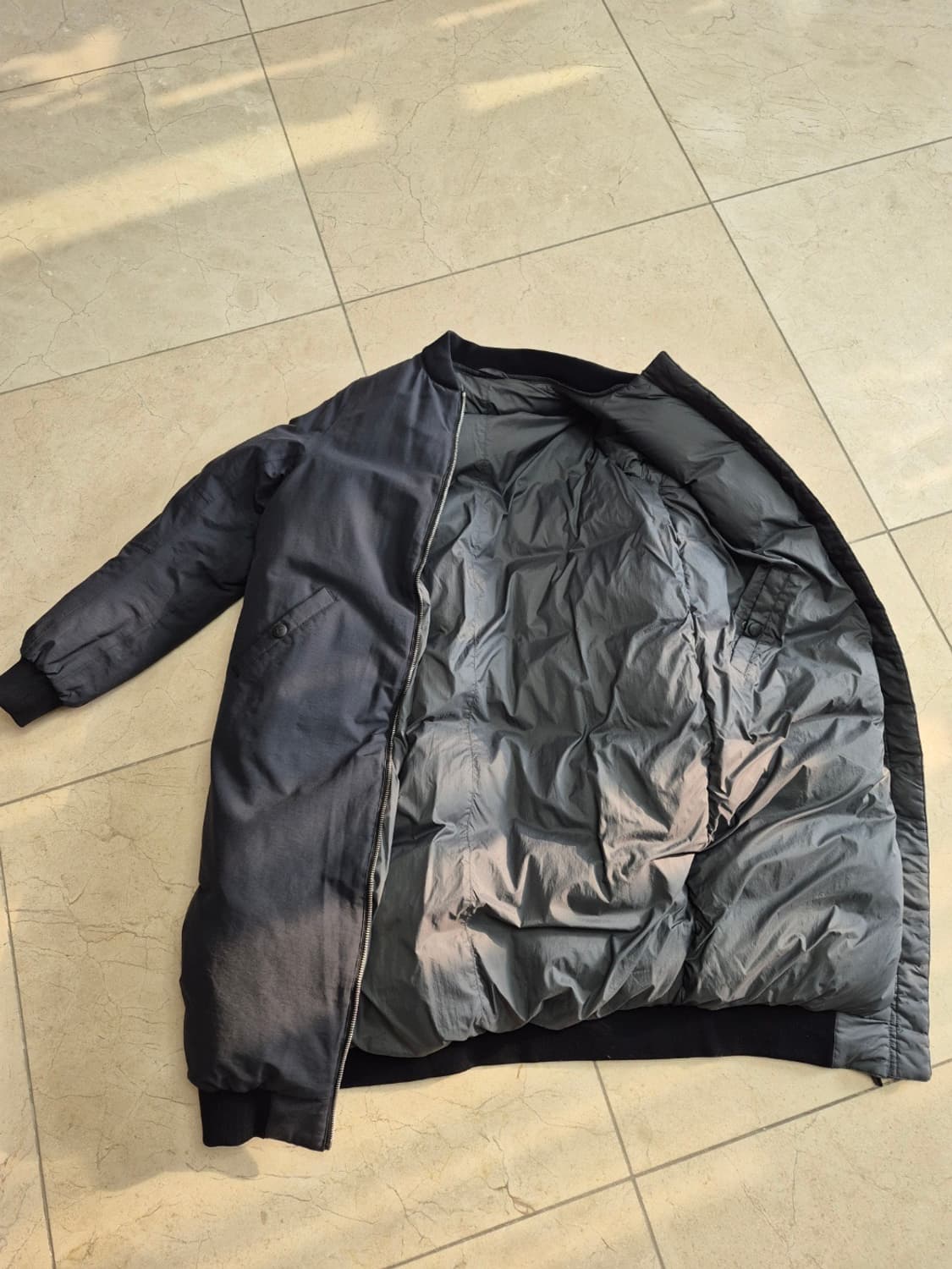 노비스 구스 다운 리버시블 롱 점퍼(롱패딩) 상품이미지4