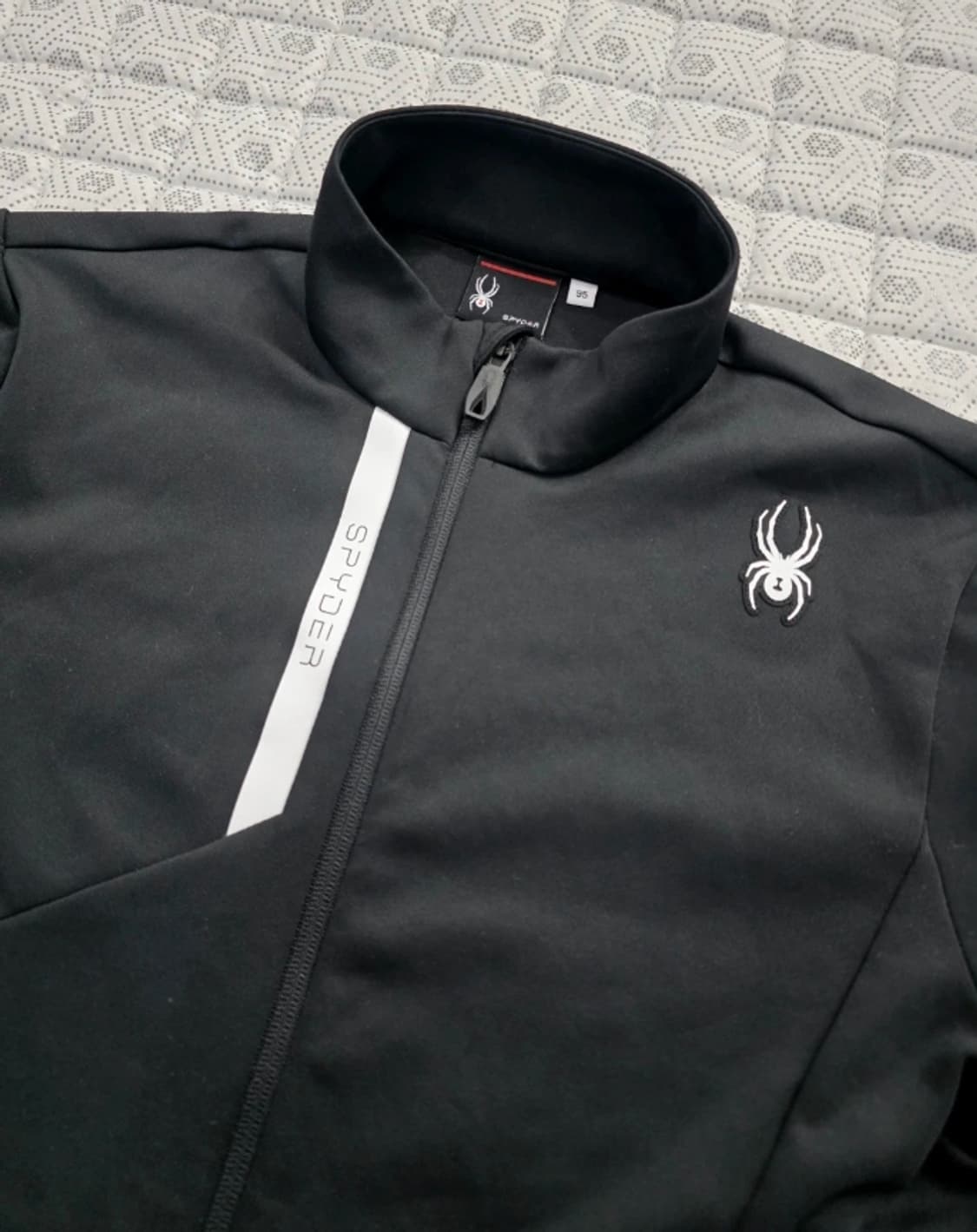 (새상품) 스파이더 블랙 집업 자켓 95 상품이미지5